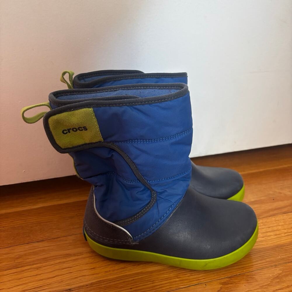 Croc Snow Boots Blue Size 12 Toddler Kids